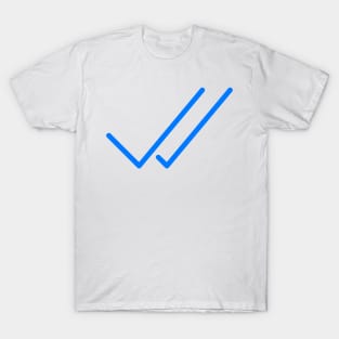 Whatsapp Blue Ticks T-Shirt